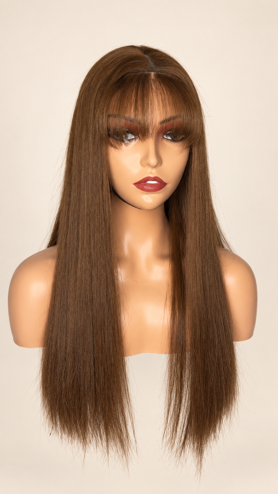 Natural brown straight